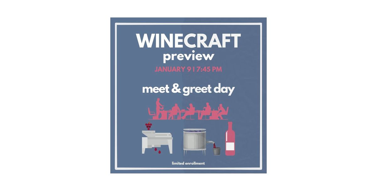 WINECRAFT I Meet & Greet