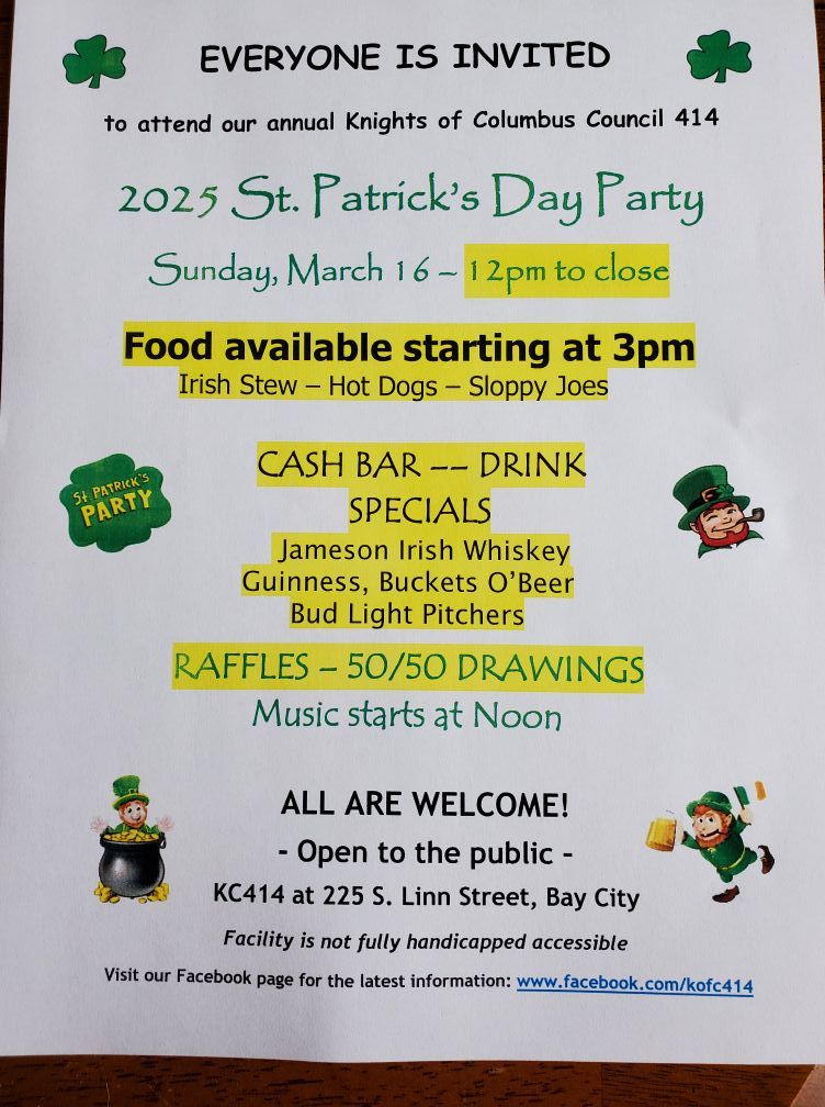 St. Patrick's day party