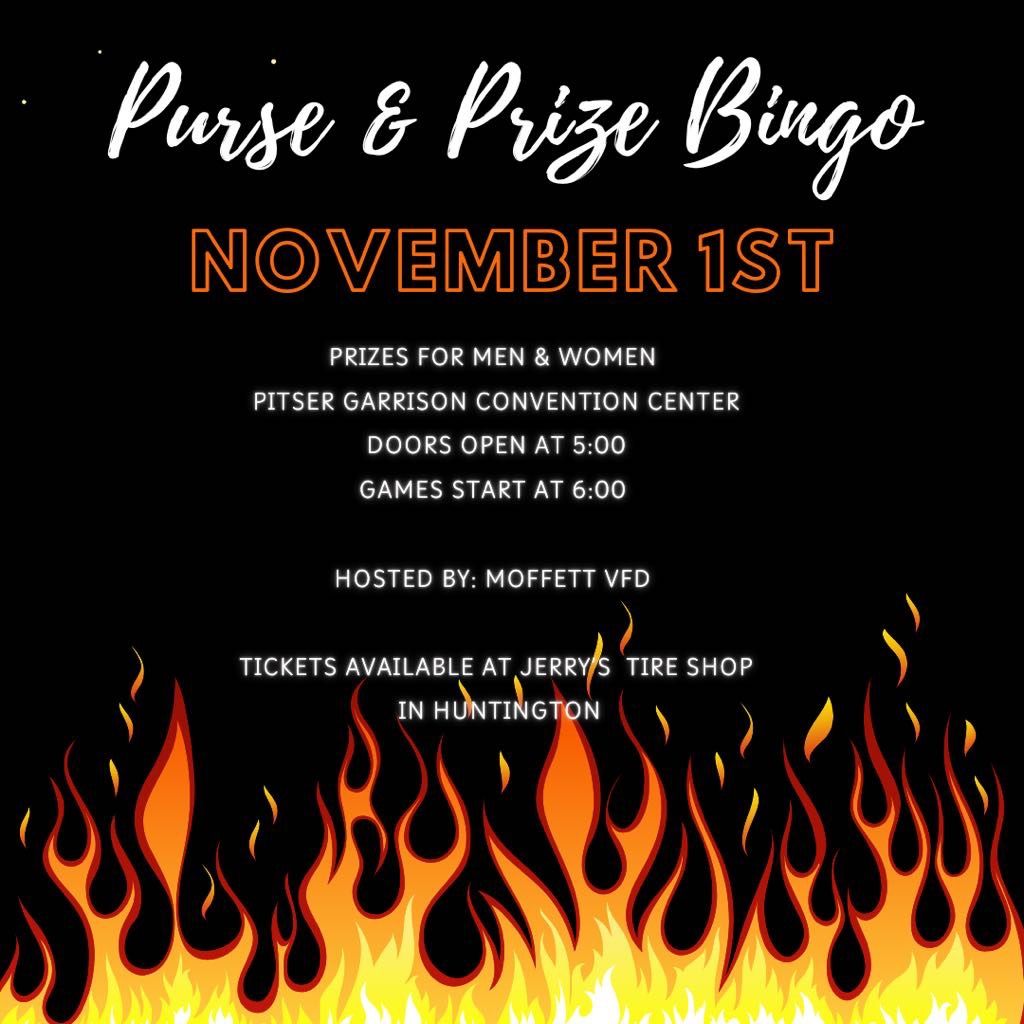 Purse & Prize-Hers & His Bingo-Moffett VFD