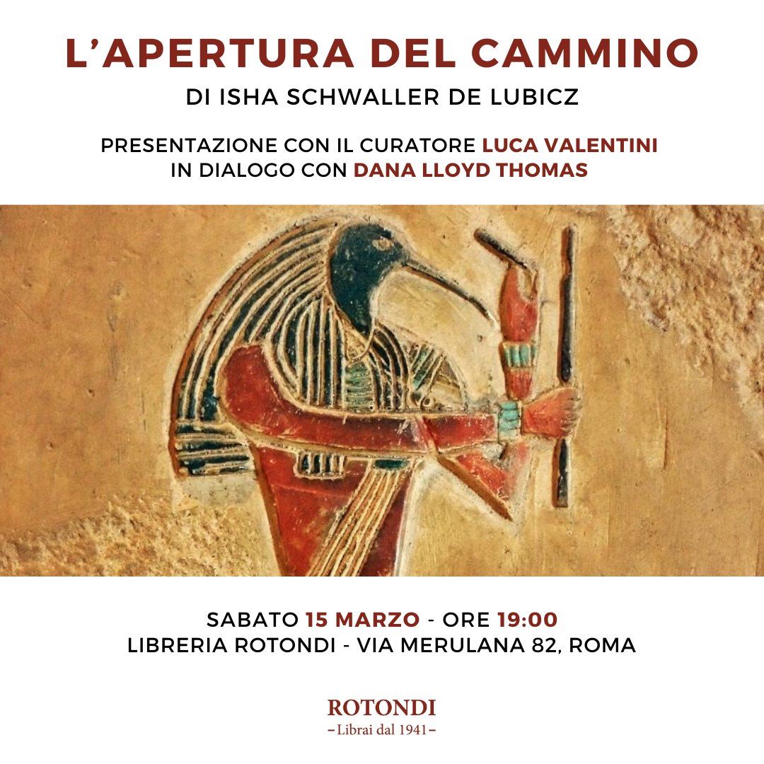 L'apertura del cammino di Isha Schwaller de Lubicz - con Luca Valentini e Dana Lloyd Thomas