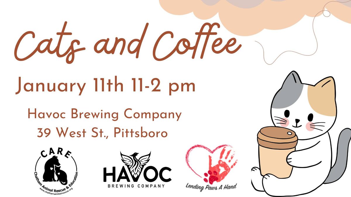 Cats and Coffee with LPAH and CARE! 