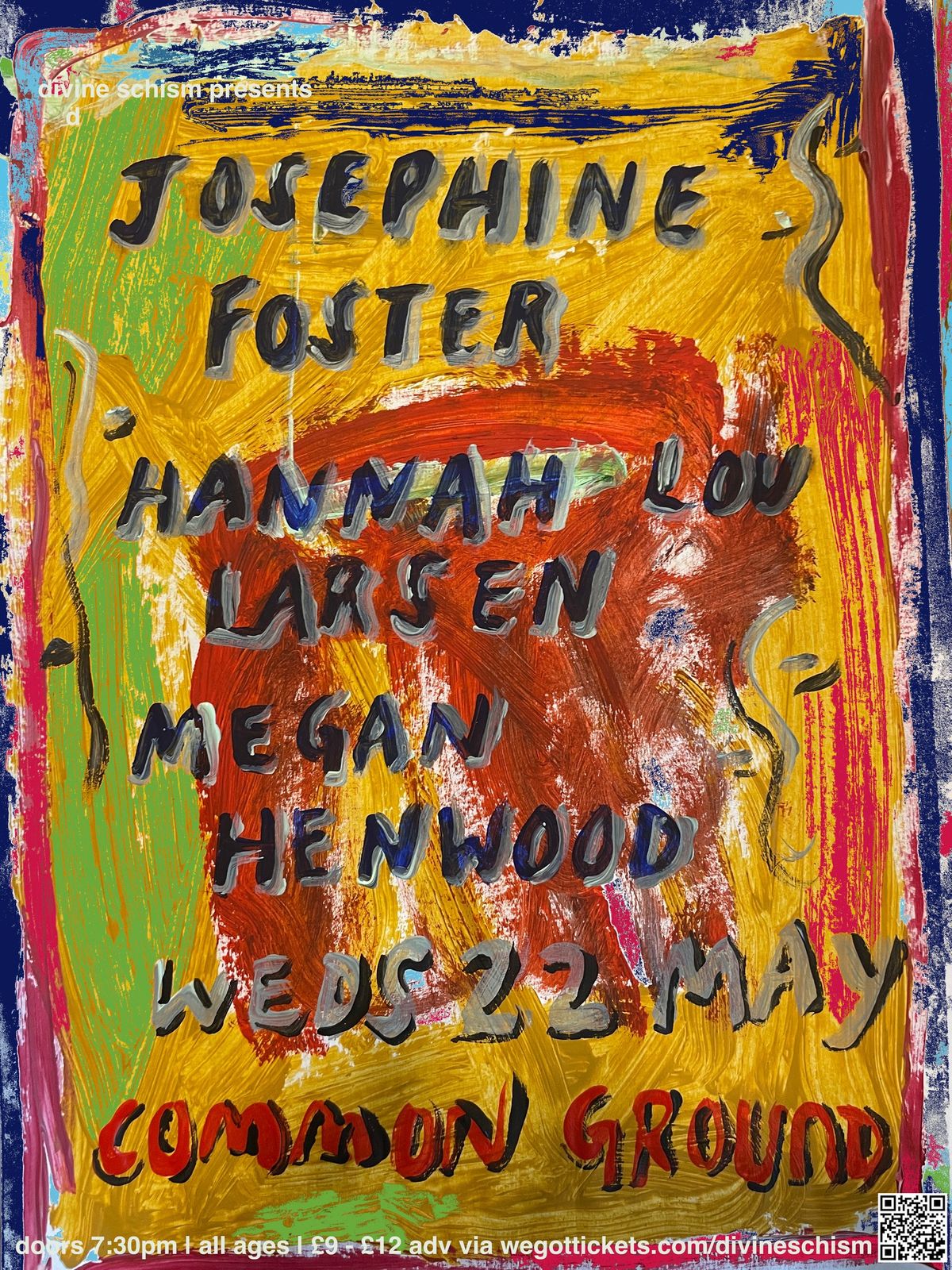 Divine Schism: Josephine Foster + Hannah Lou Larsen + Megan Henwood