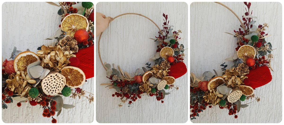 *Christmas in July* Everlasting Floral Hoop Making Workshop