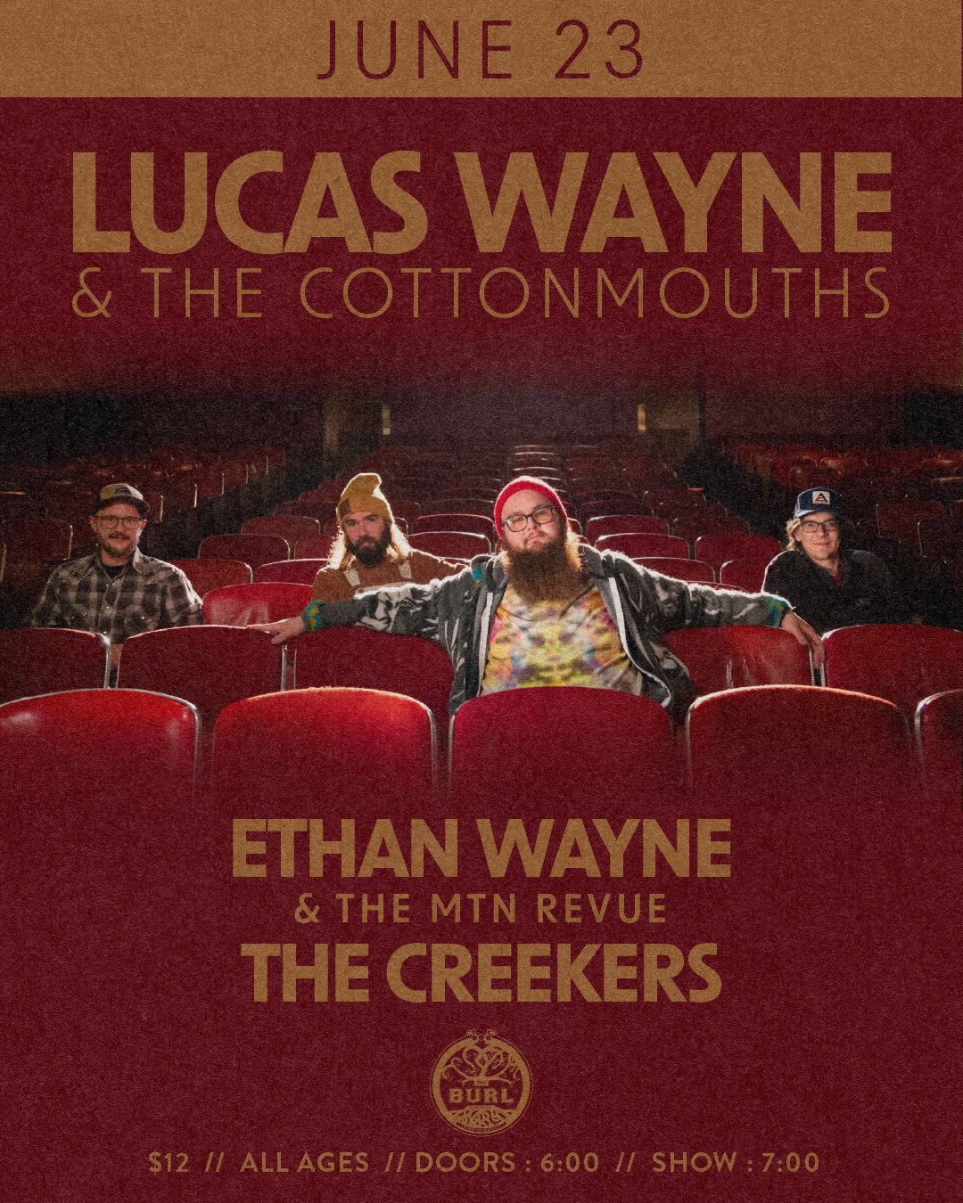 Lucas Wayne & The Cottonmouths (Indoor Show)
