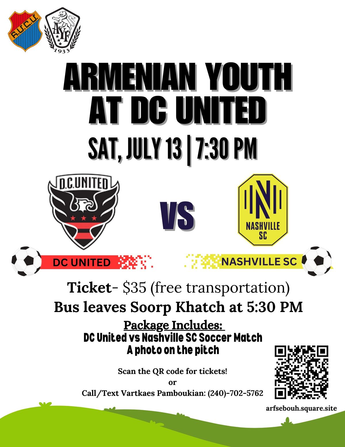 Armenian Youth at DC United