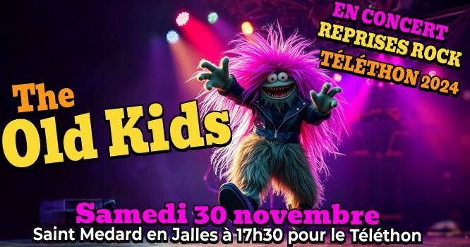 The Old Kids en concert pour le Telethon 2024