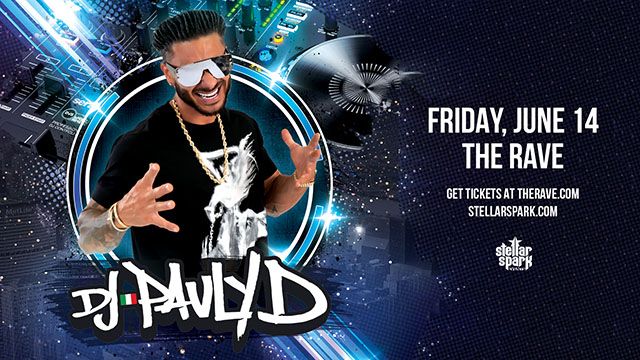 DJ Pauly D at The Rave \/ Eagles Club