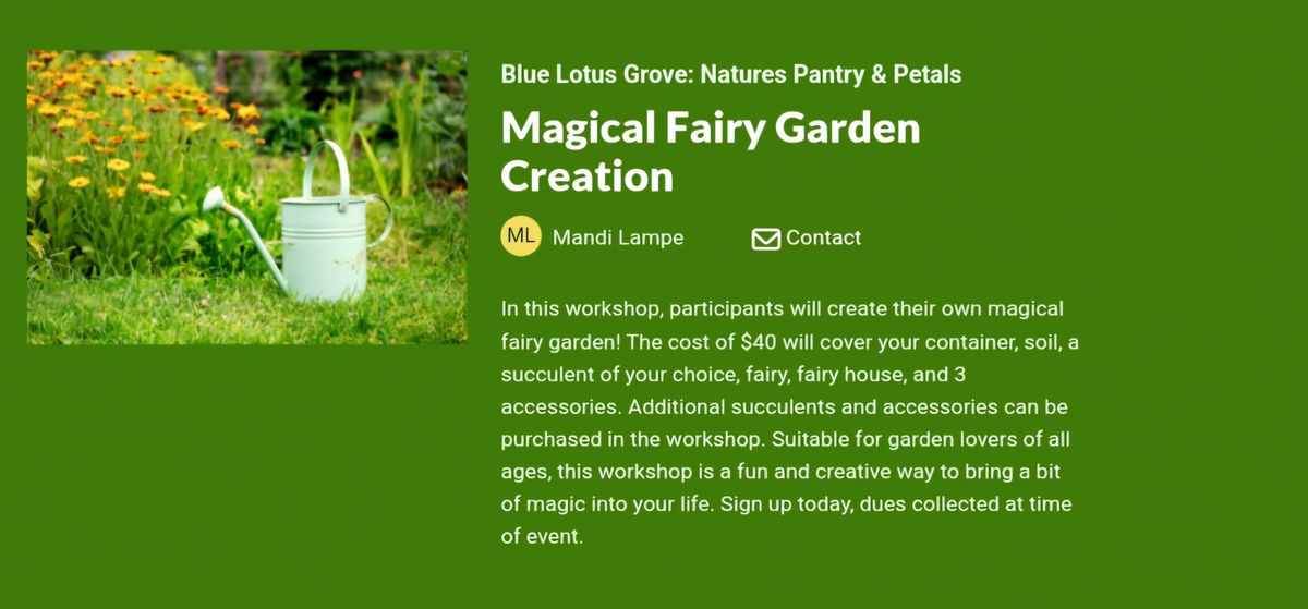 Fairy Garden Creations
