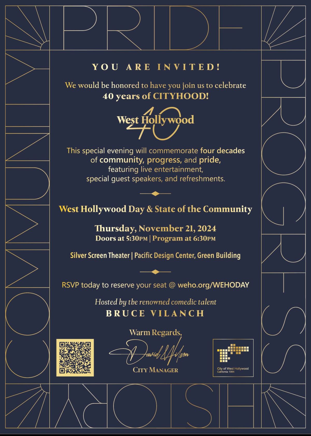 City of West Hollywood's 40th Anniversary | West Hollywood Day - State of the Community Celebration