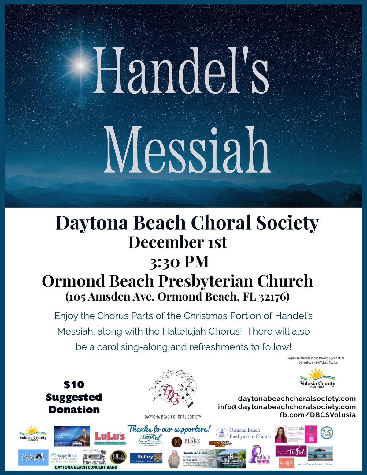 DBCS Holiday Concert @ Ormond Beach Presbyterian Church