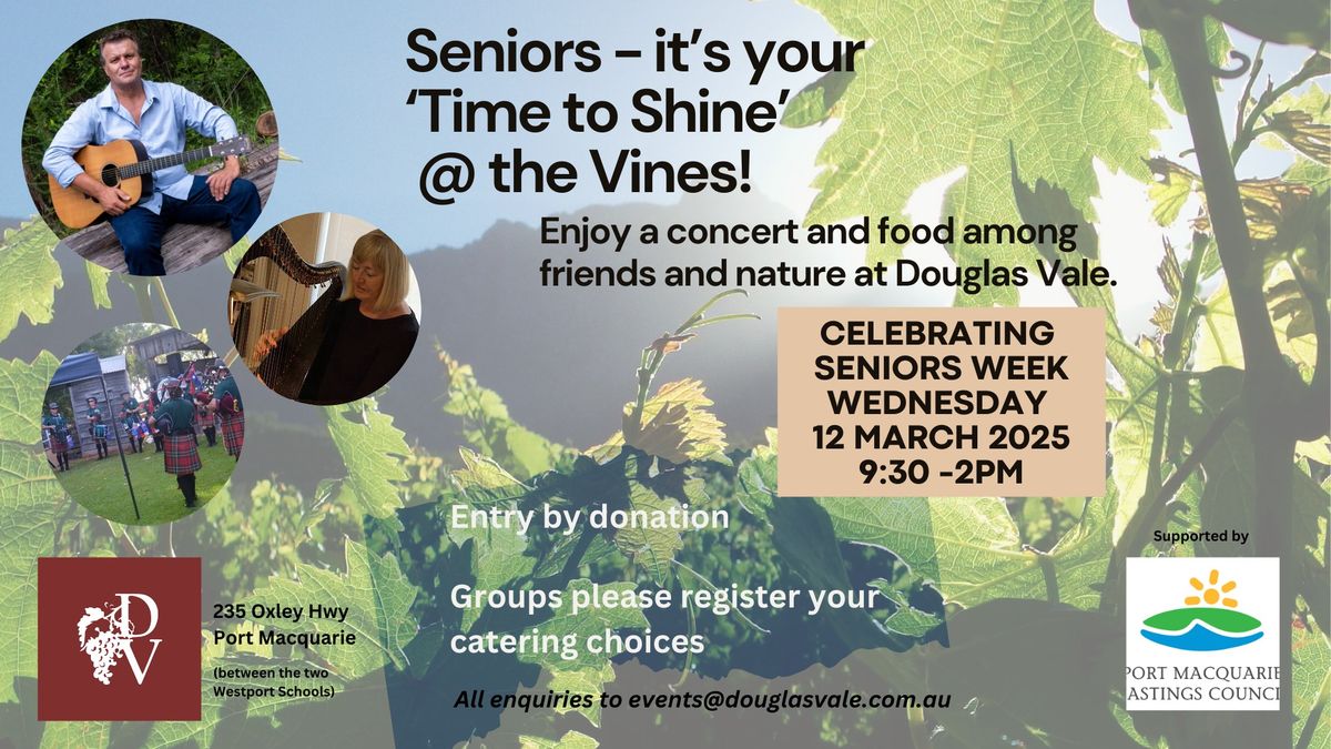 Seniors' Time to Shine @ the Vines