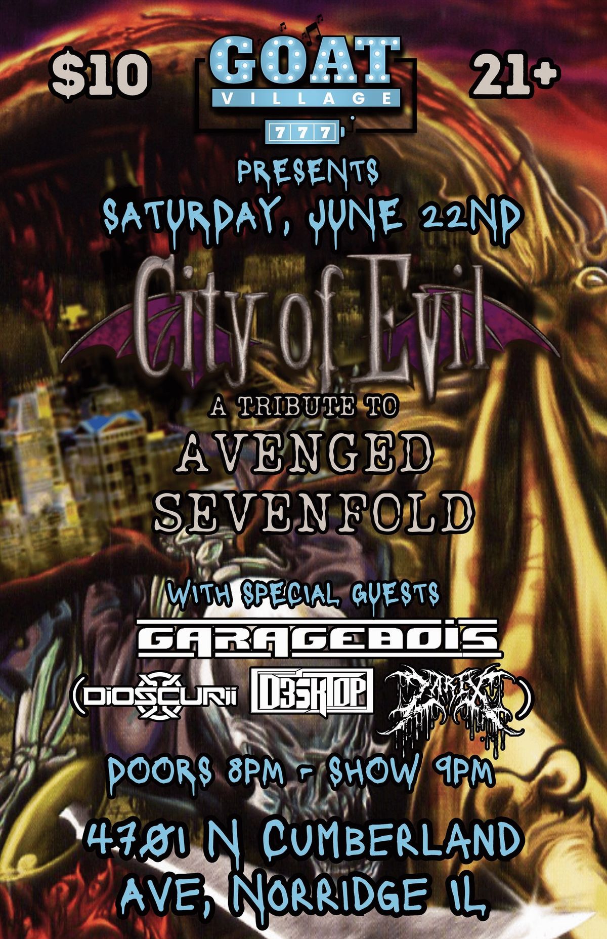 City of Evil w\/ GarageBois at Goat Village