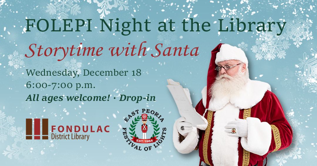 FOLEPI Night at the Library: Storytime with Santa!