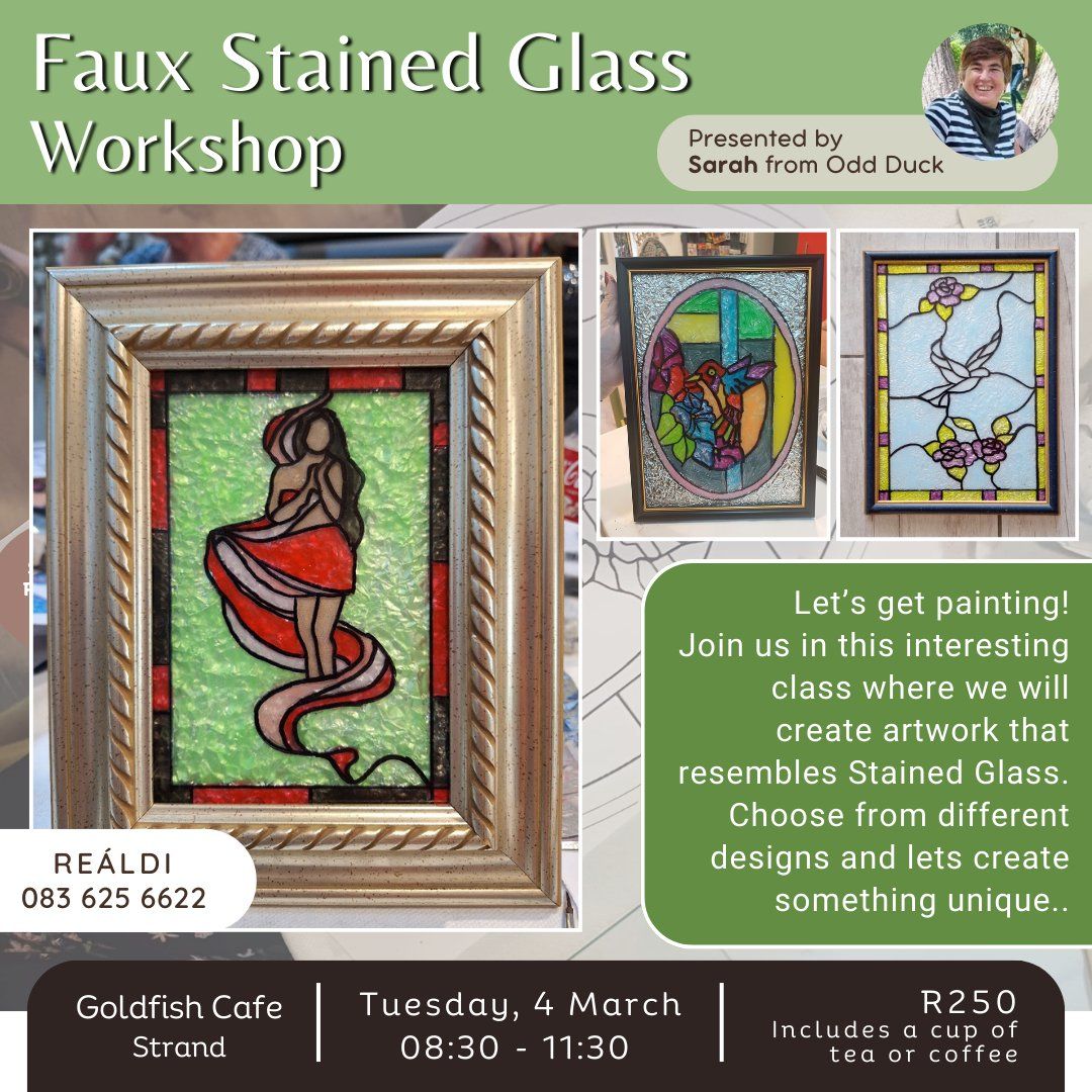 Faux Stained Glass Workshop