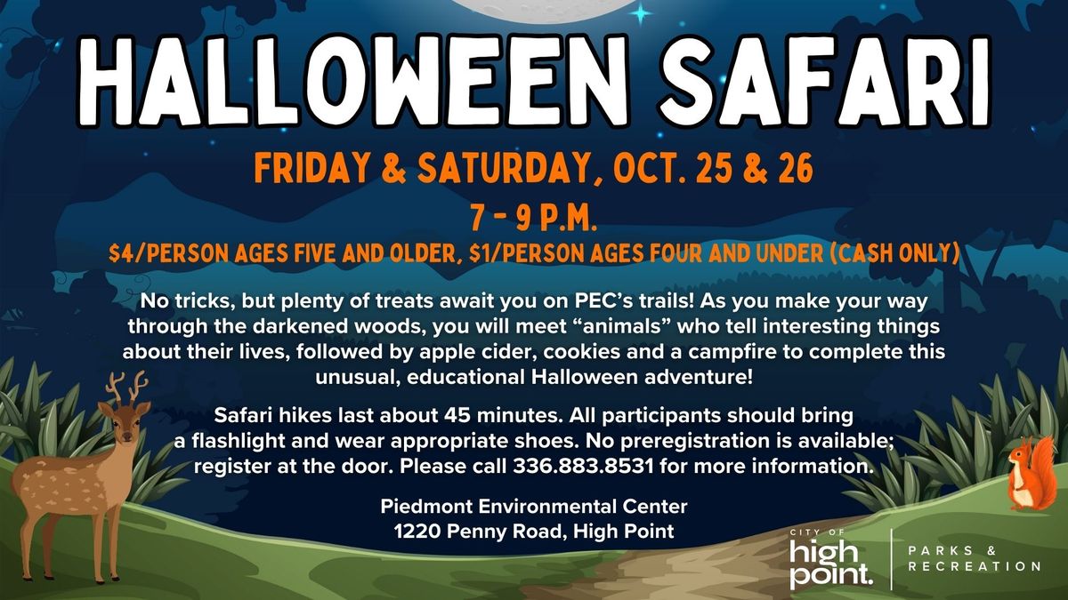 Halloween Safari at Piedmont Environmental Center