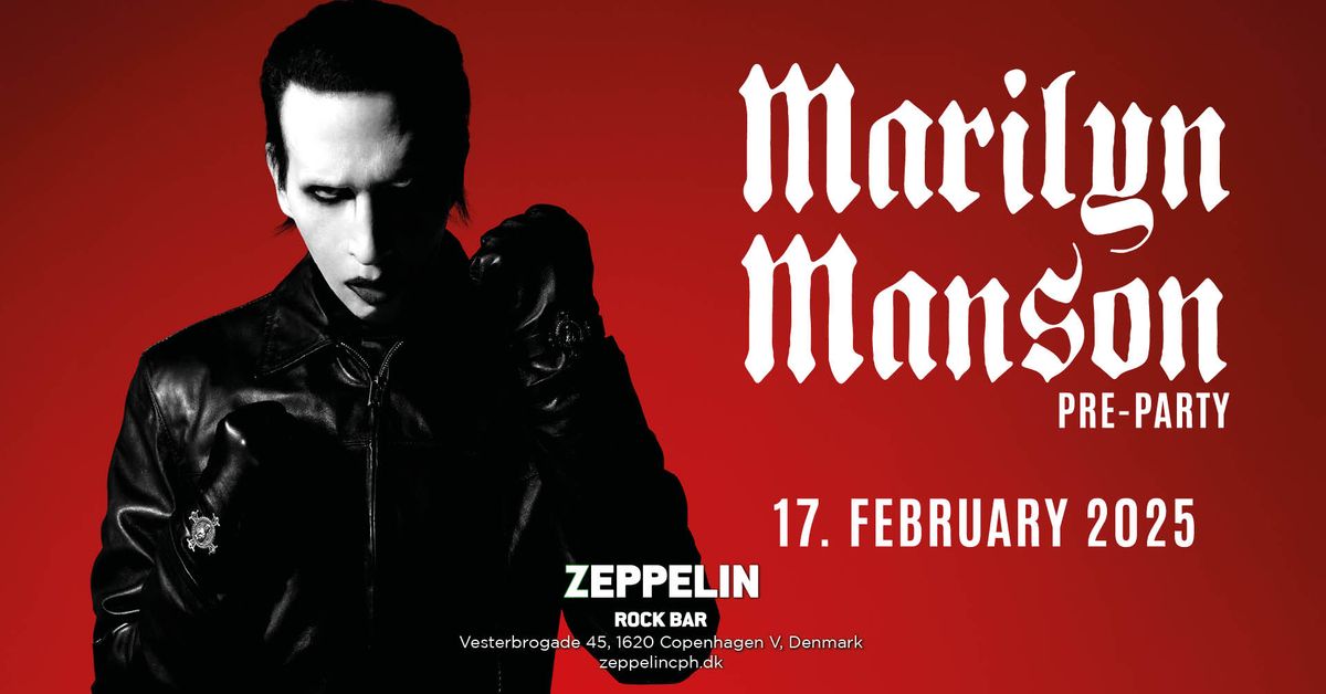 Marilyn Manson pre-party @Zeppelin Rock Bar