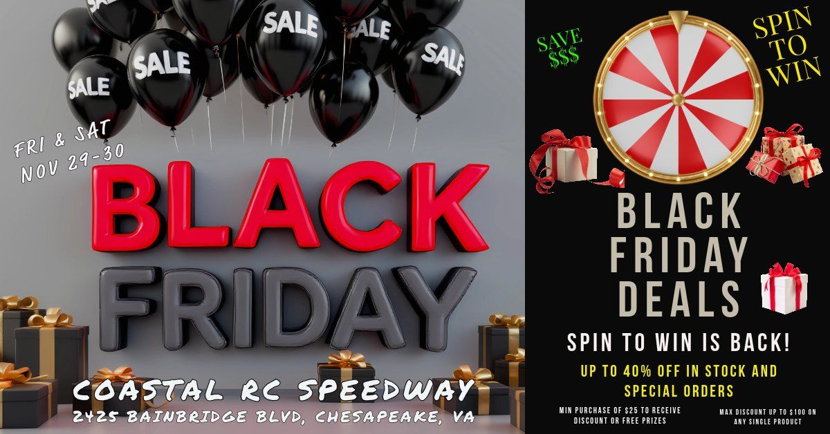 COASTAL RC BLACK FRIDAY SPIN THE WHEEL