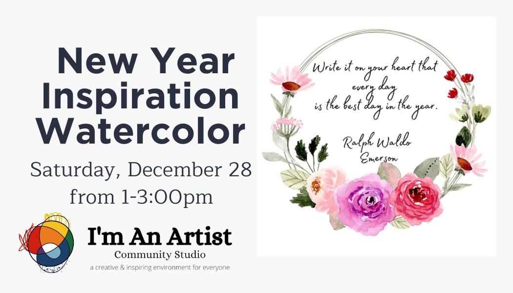 New Year Inspiration Watercolor