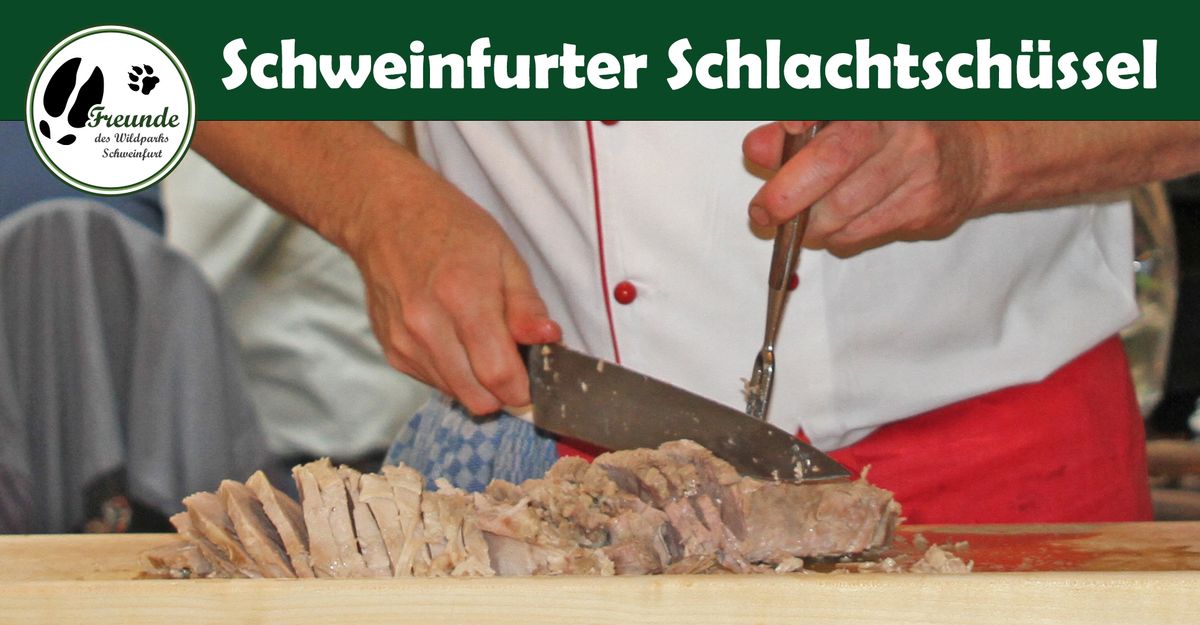 Original Schweinfurter Schlachtsch\u00fcssel vom Brett