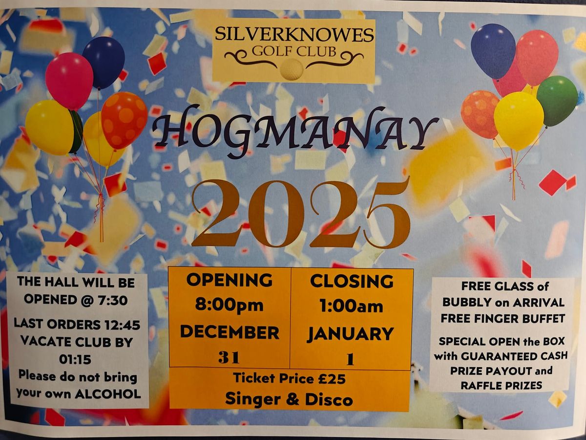 Hogmanay Party in Silverknowes