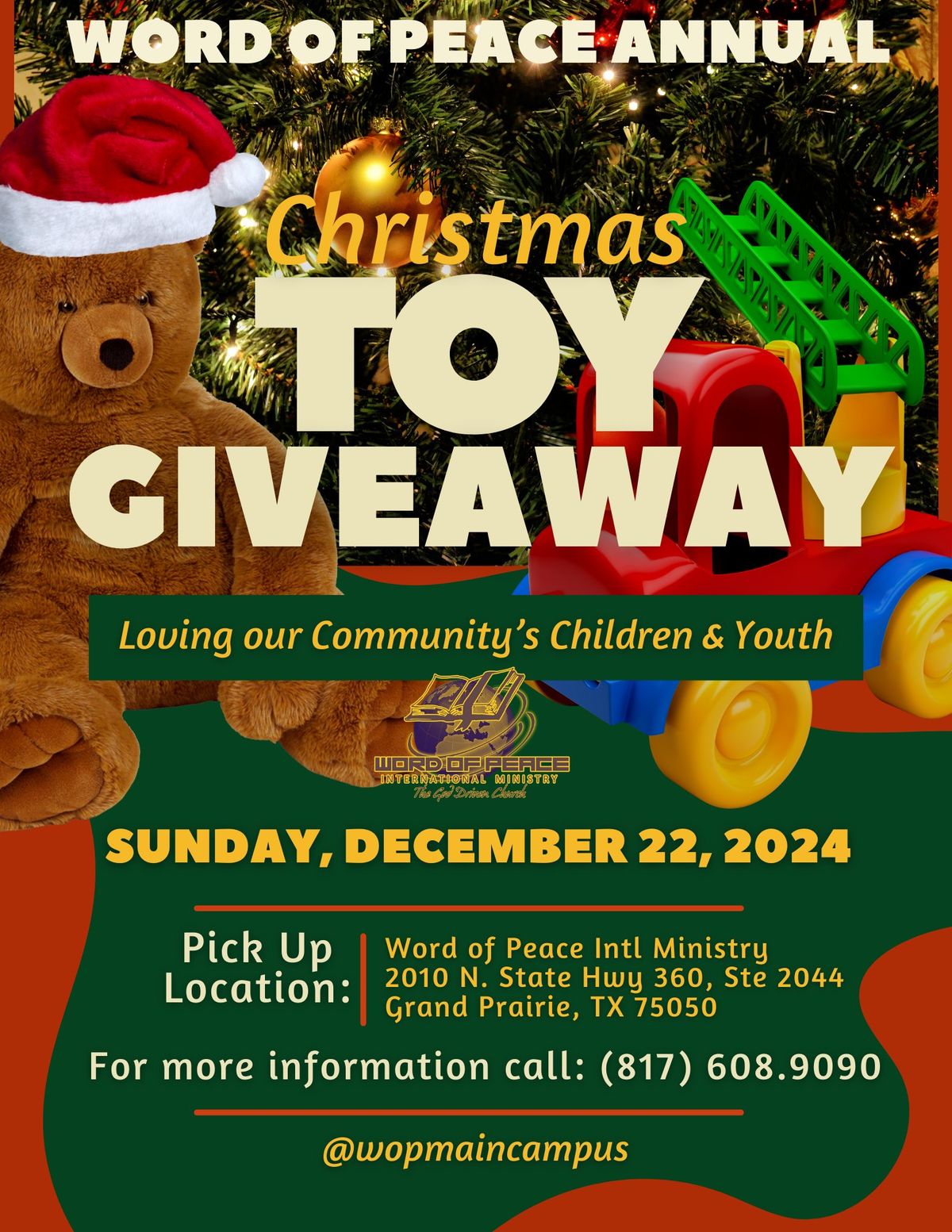 WOP Annual Toy Giveaway!