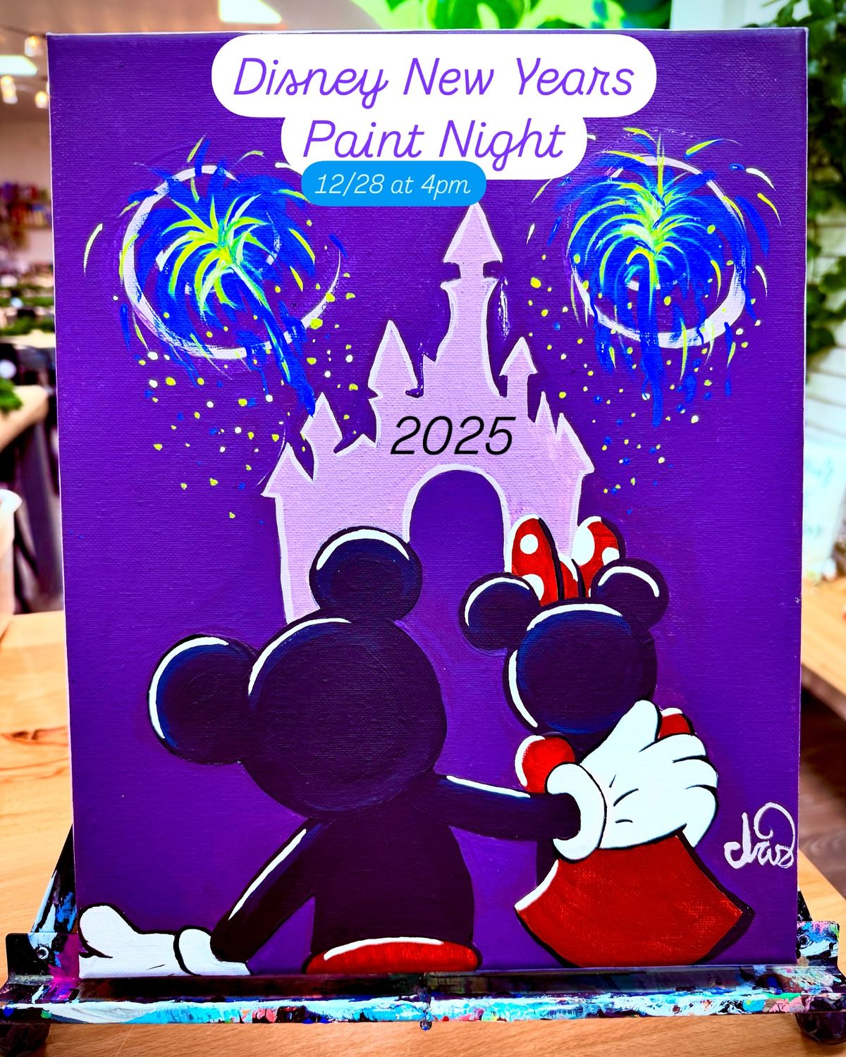 Disney New Years Paint Night 12\/28 at 4pm