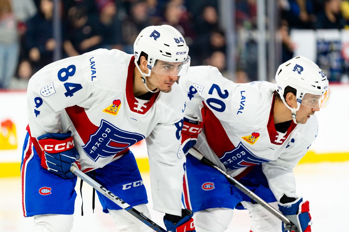 Manitoba Moose at Laval Rocket at Place Bell