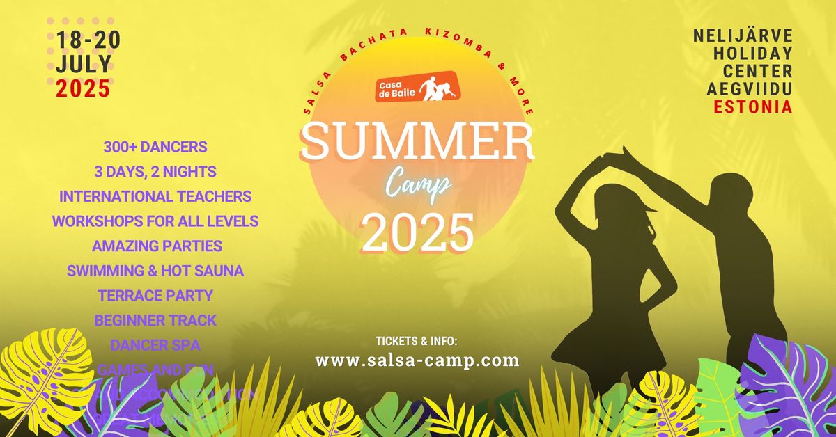 2025 Salsa, bachata, kizomba suvelaager - CdB Gone Wild Summercamp