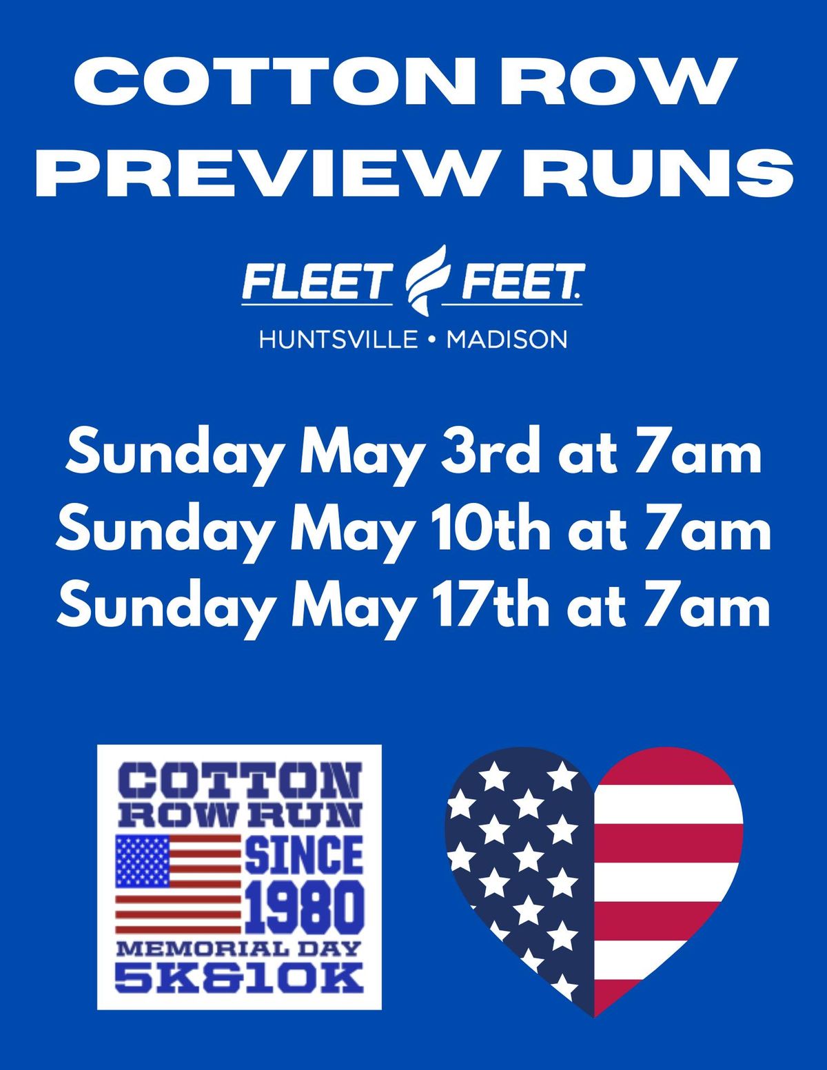 Cotton Row Preview Runs