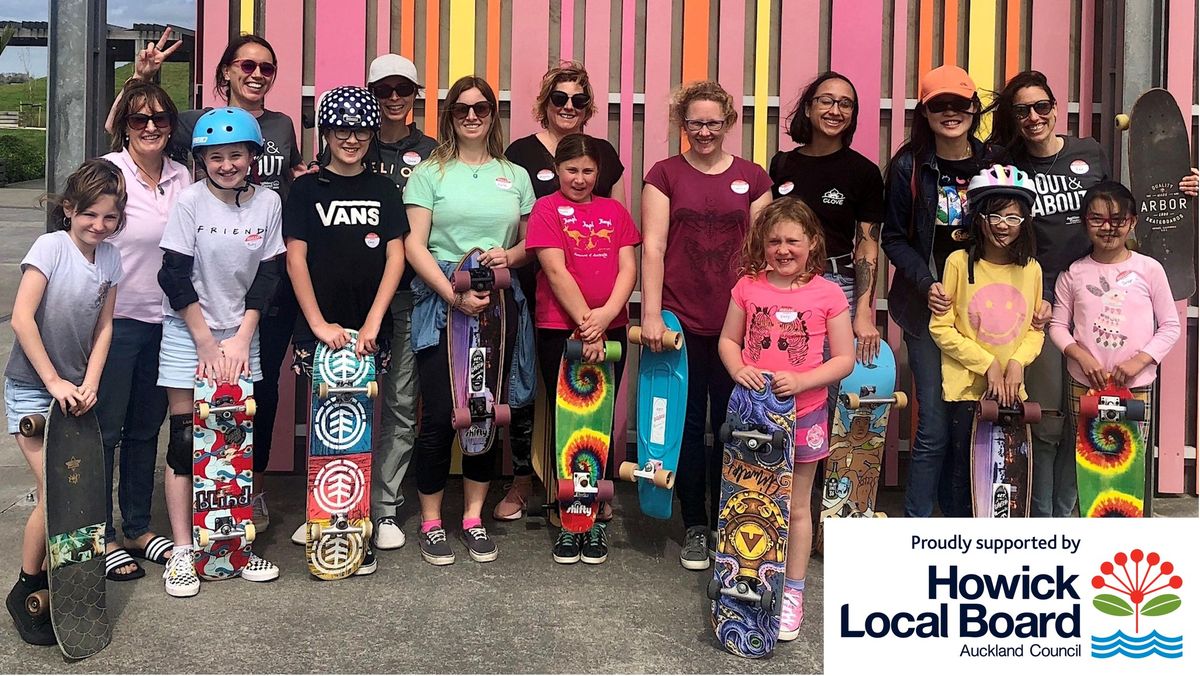 Wellness Riders Girls Skate Clinics -Barry Curtis Skate Park, Jan2025