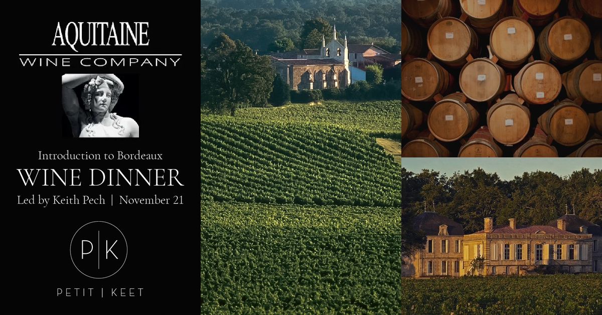 Aquitaine Wine Dinner