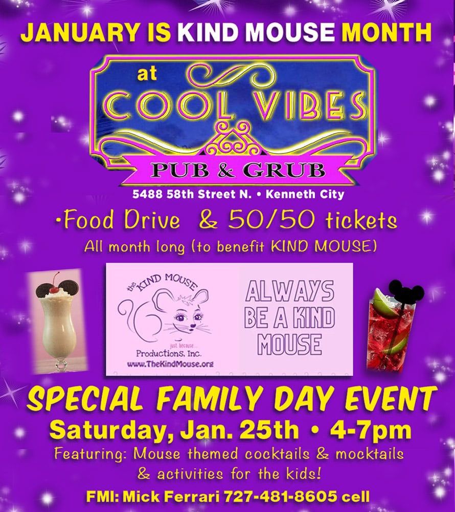 Kind Mouse Month at Cool Vibes