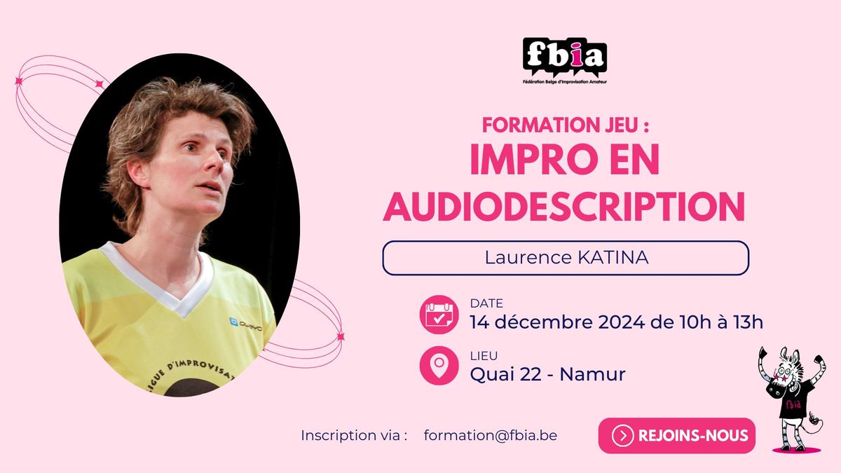 FBIA - Formation Jeu : Impro en audiodescription