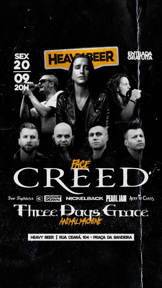 CREED + THREE DAYS GRACE + GRUNGE TRIBUTO