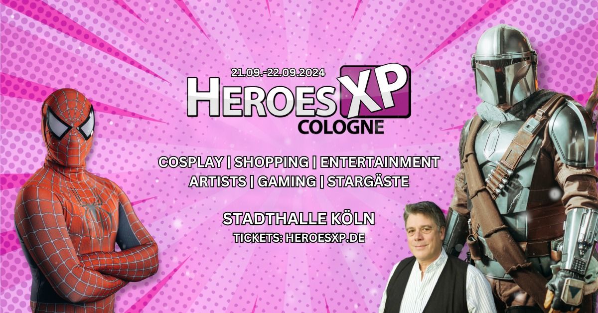 Nerd-Party auf der HeroesXP Cologne 2024