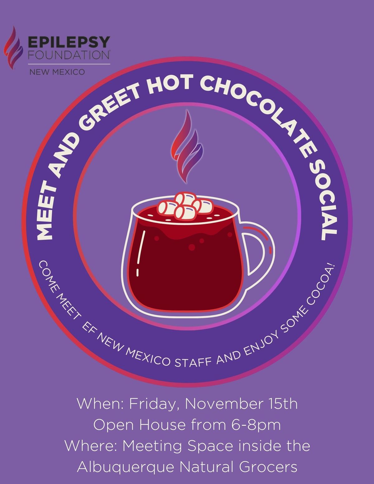 Hot Chocolate Meet and Greet Social