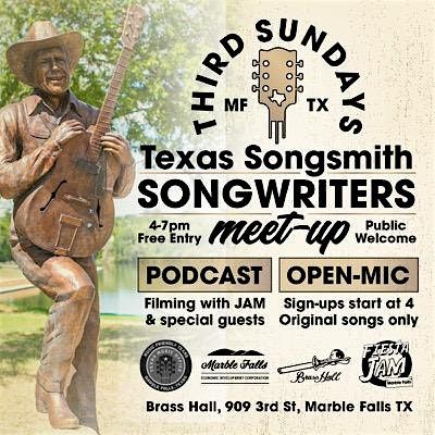 TexasSongsmith Songwriter Meet Up + Open Mic