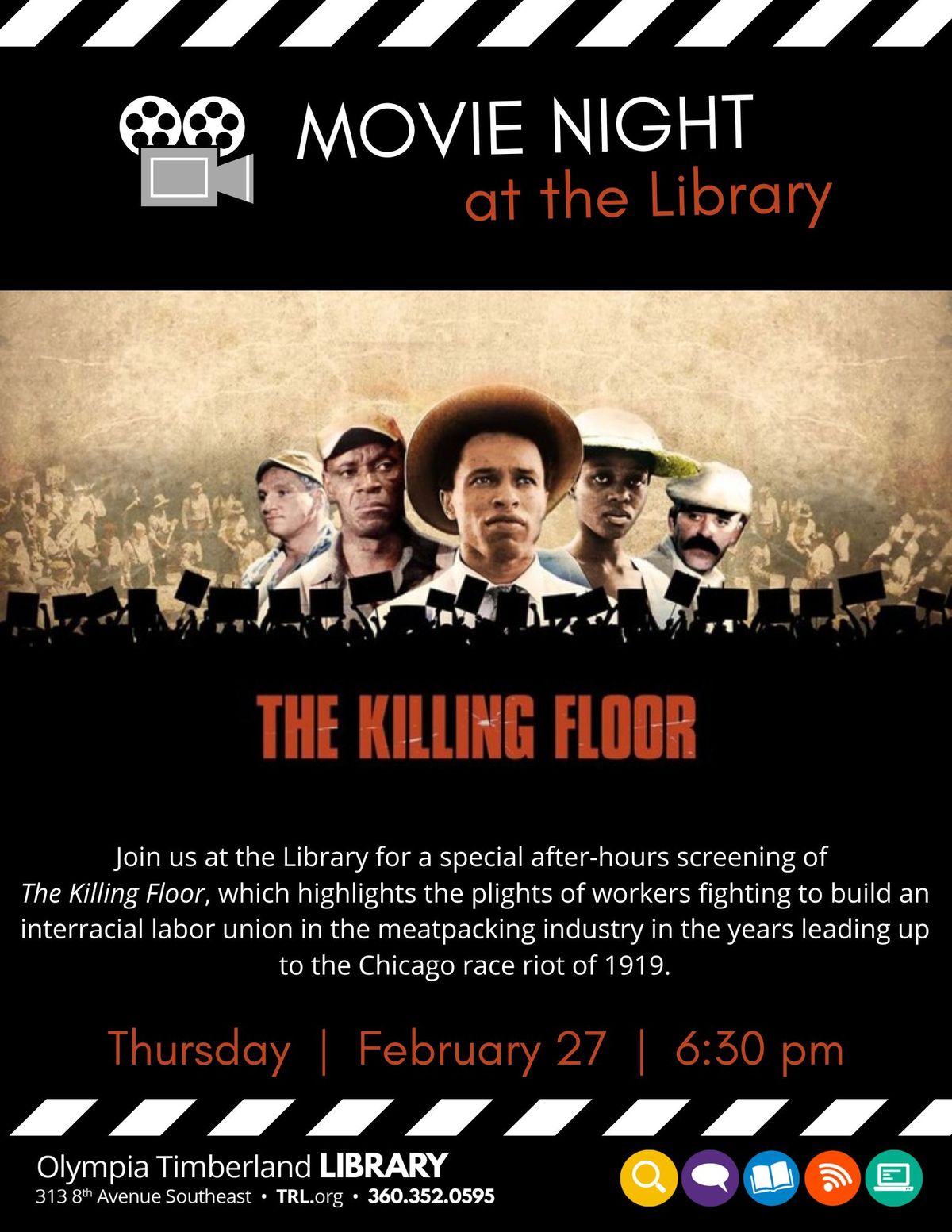 Movie Night @ the Library: The Killing Floor