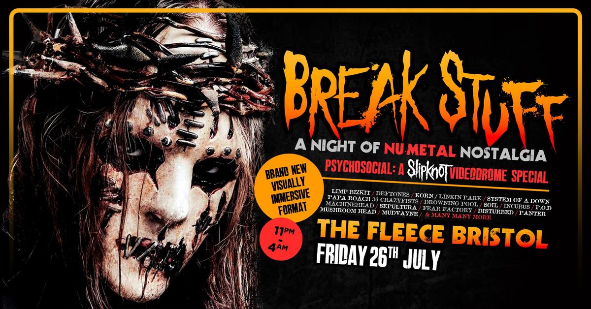 Break Stuff Psychosocial: A Slipknot Videodrome Special at The Fleece, Bristol 26\/07\/24