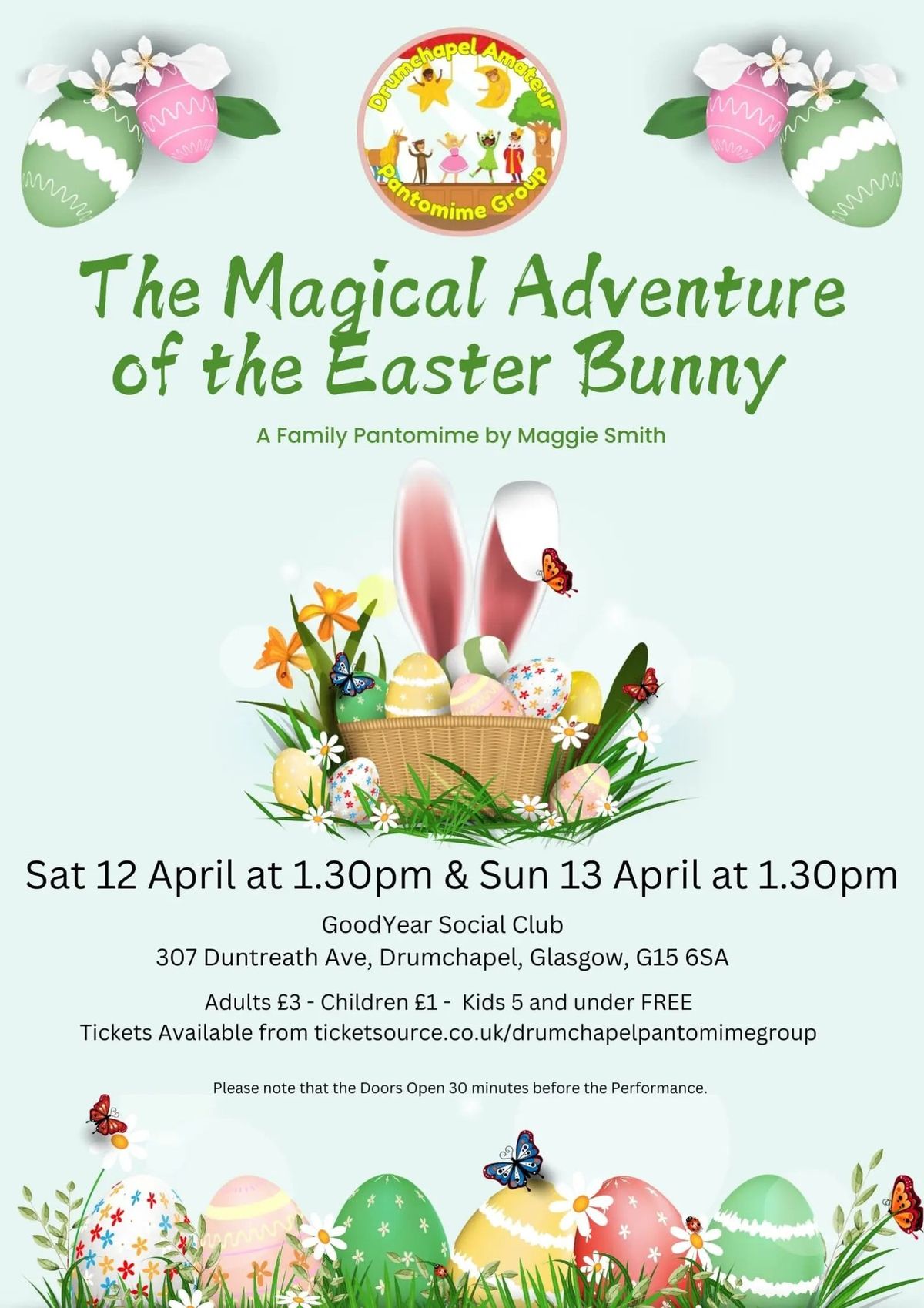 The magical Adventure of the Easter bunny pantomime 