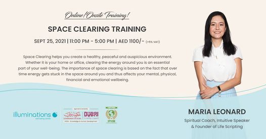 Online\/Onsite Training: Space Clearing Training With Maria Leonard