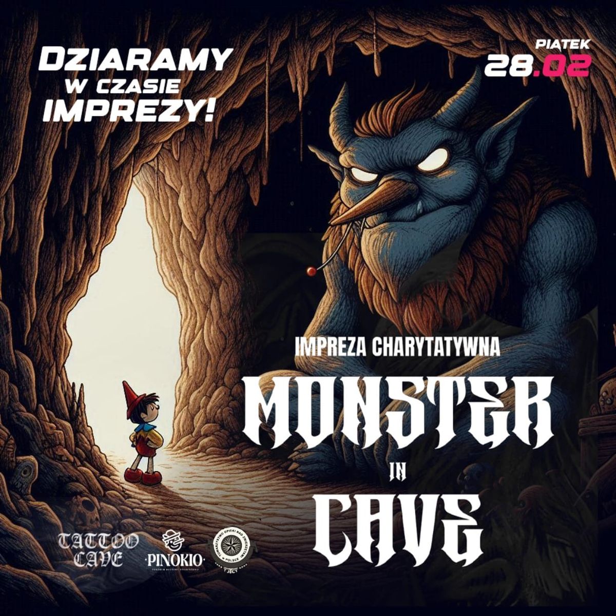 Monster in CaVe - dla zwierz\u0105t dziaranie!