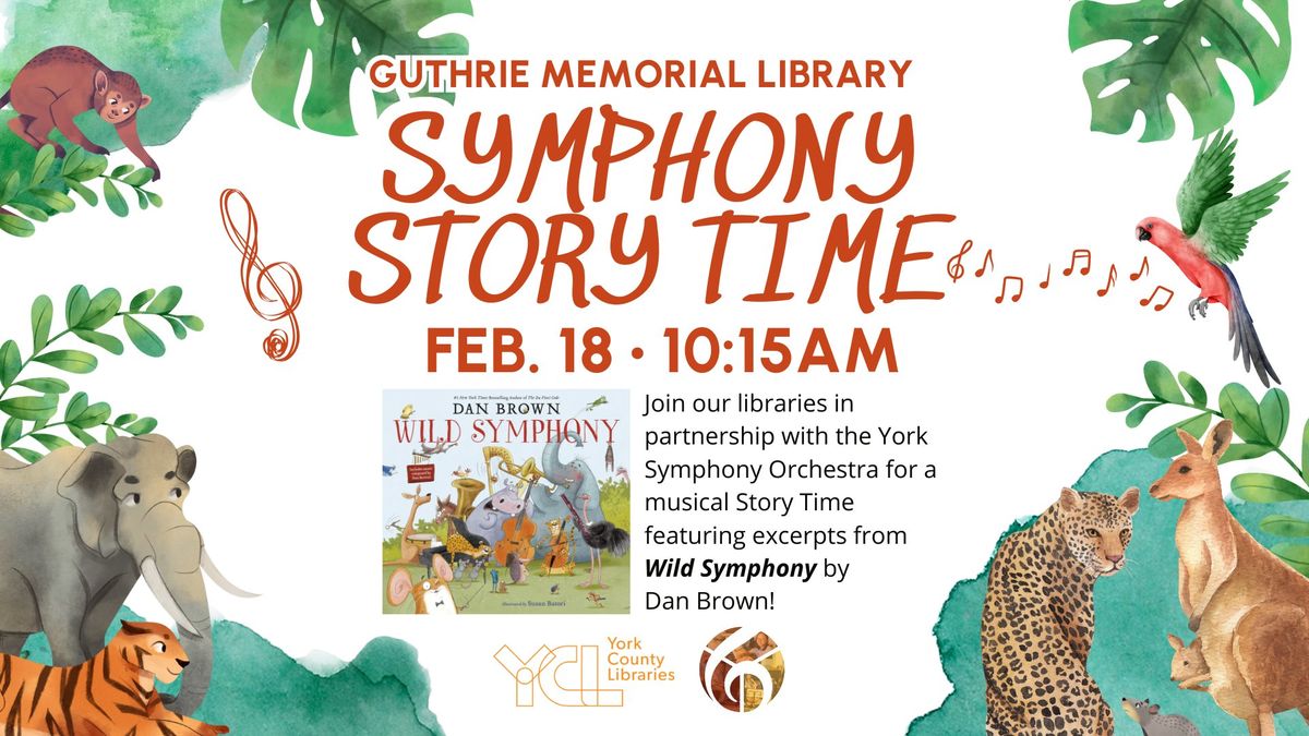 Symphony Story Time at Guthrie Memorial Library