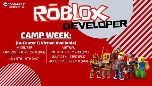 Roblox Developer Camp Code Ninjas Wellesley 21 June 2021 - roblox developer code