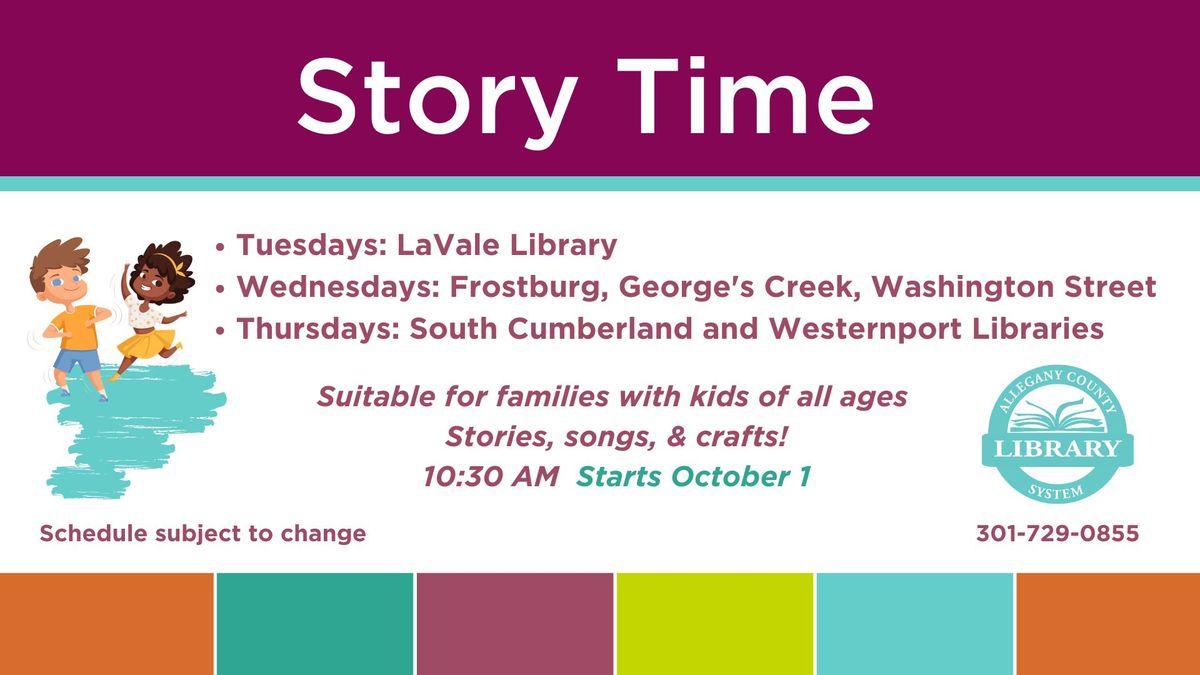 Story Time at the Frostburg Library