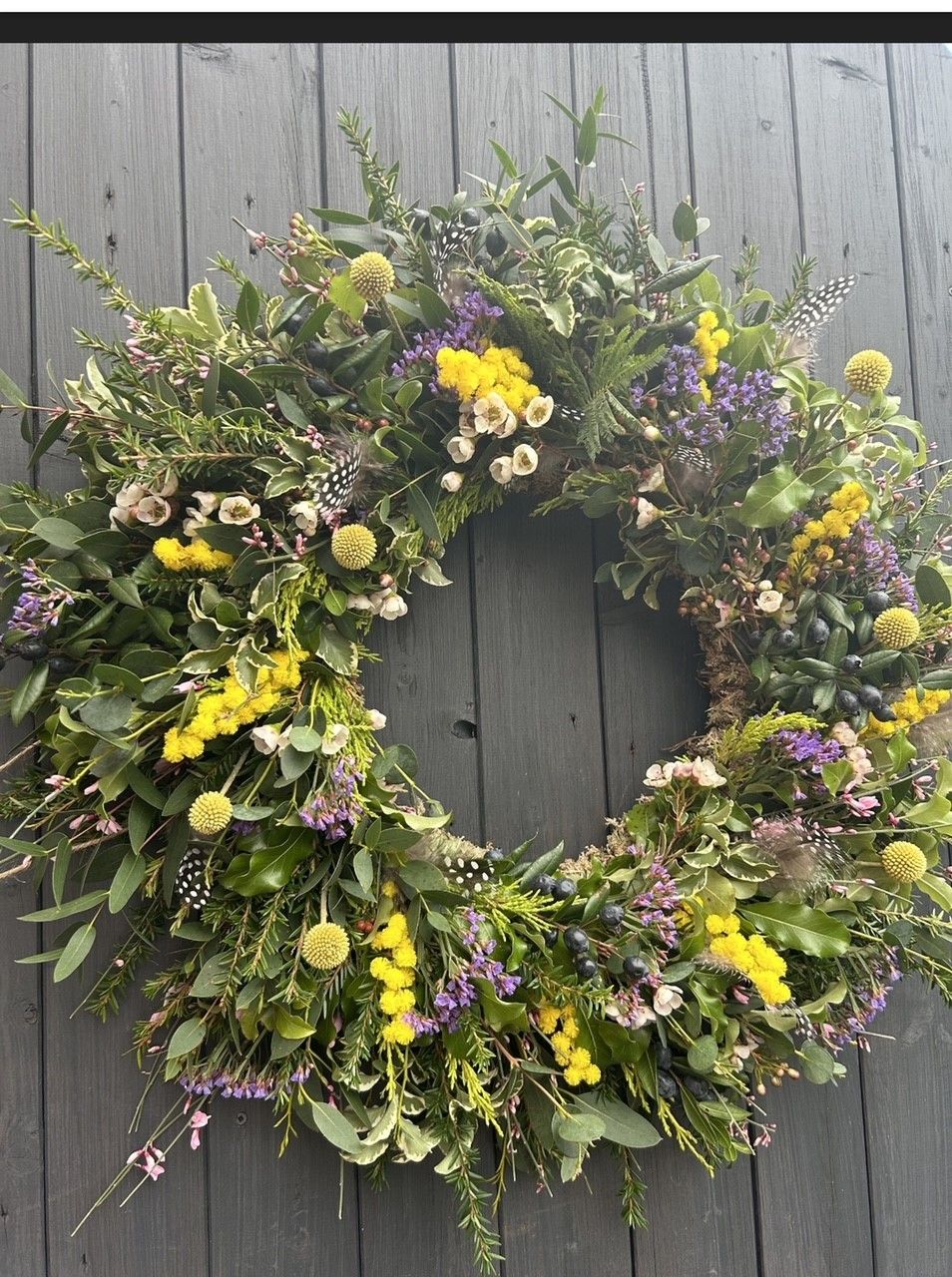 Living Spring Wreath Making