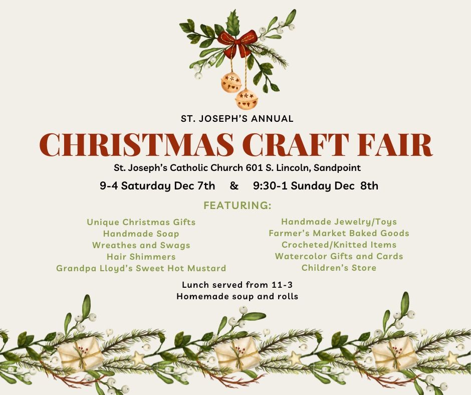 St Joseph\u2019s Christmas Craft Fair 