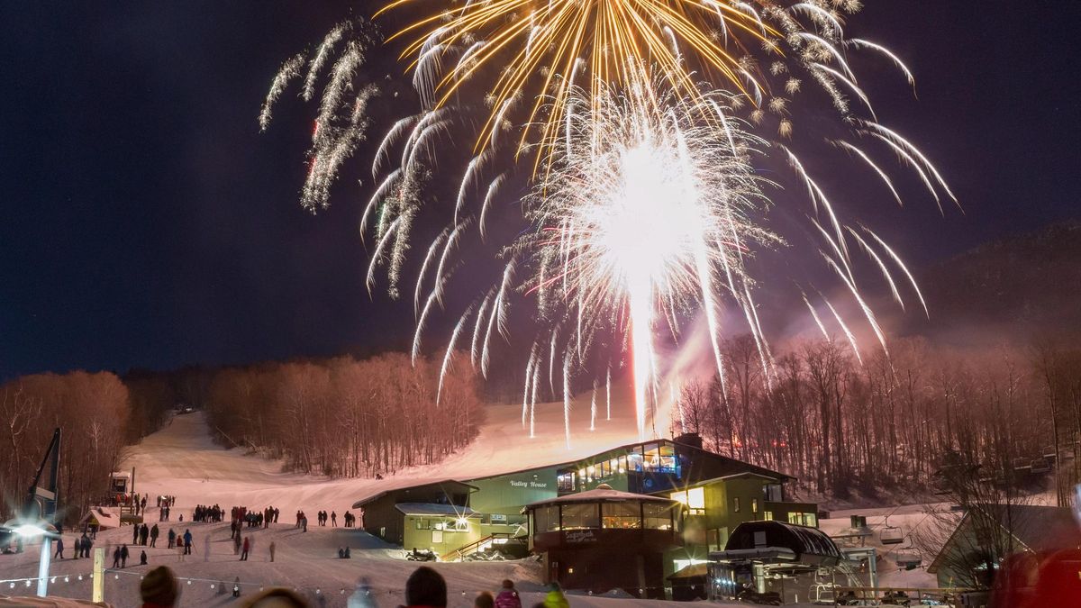 New Years Eve Fireworks and Torchlight Parade