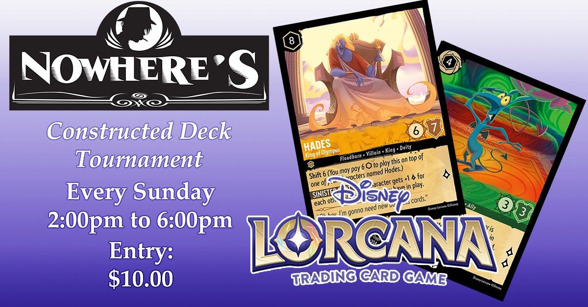 Lorcana Tournaments & League Play - January