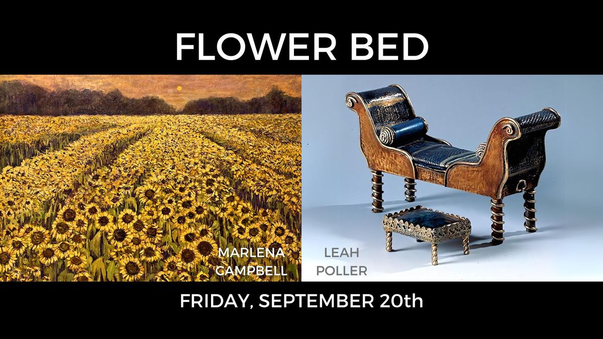 2-Artist Show in Downtown Santa Fe: "Flower Bed"